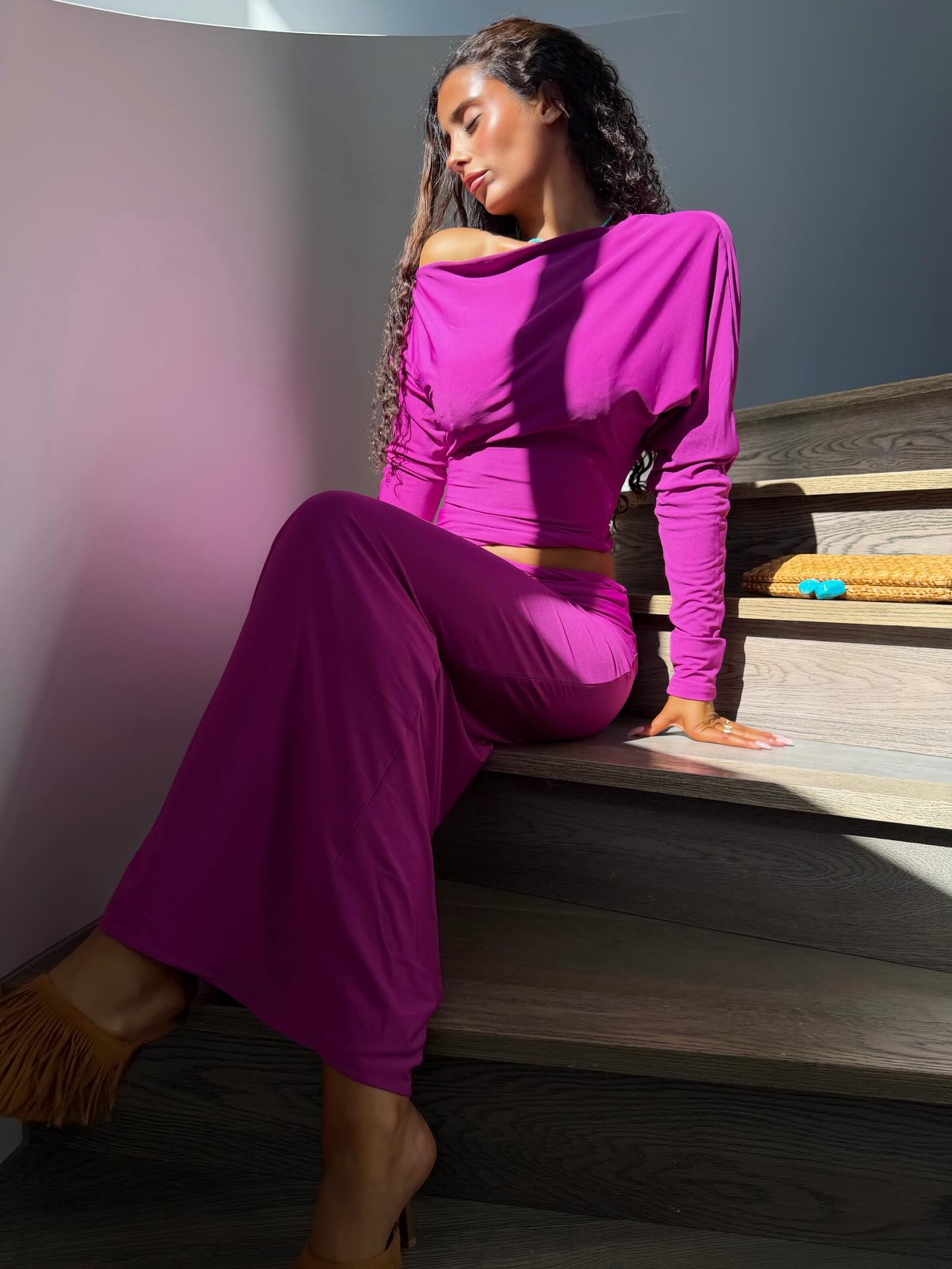 Benni Enya Maxi Dress Fuchsia