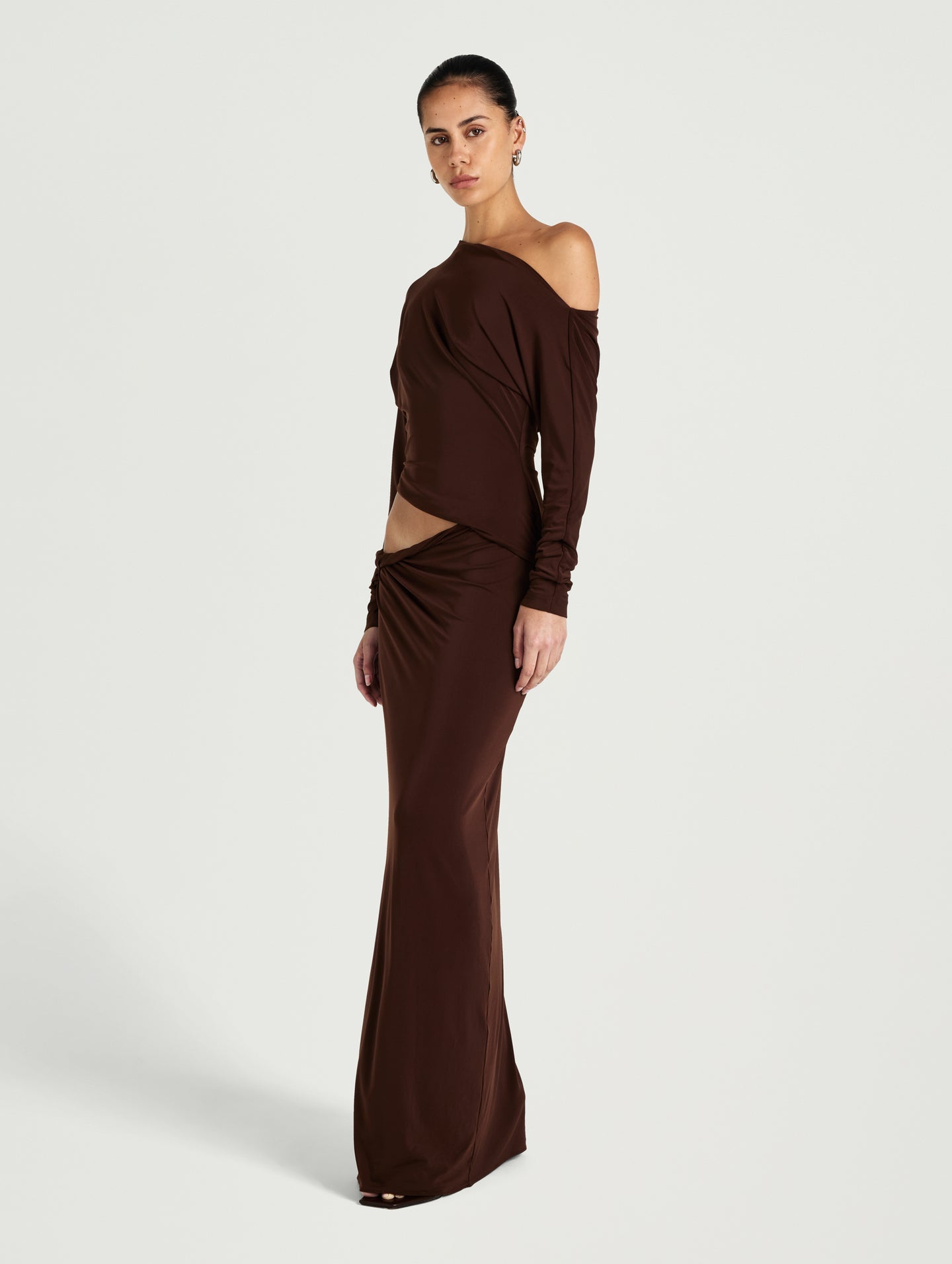 Benni Enya Maxi Dress Chocolate