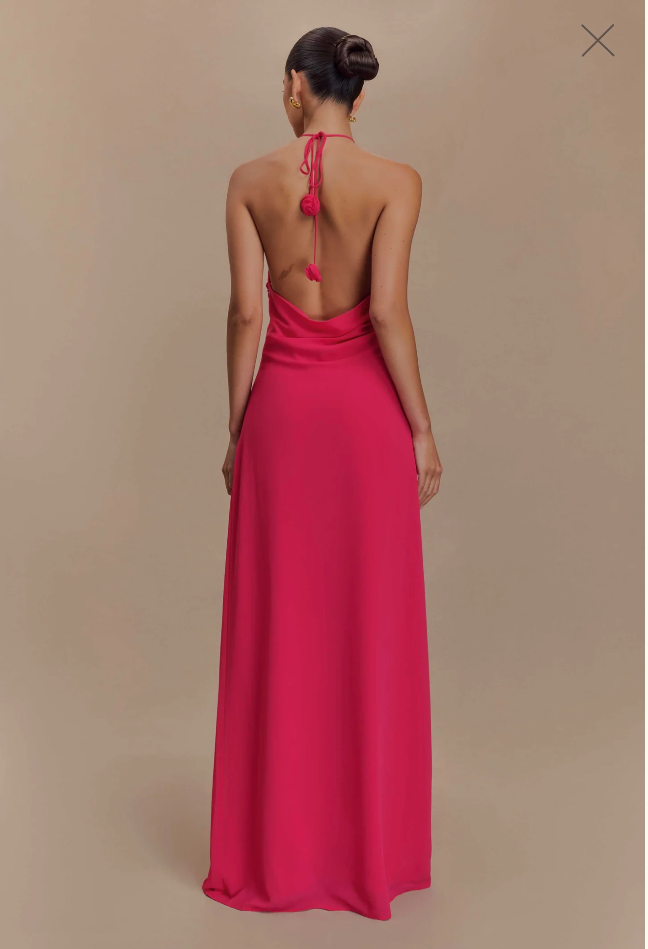 Meshki Rosalia Dress Raspberry