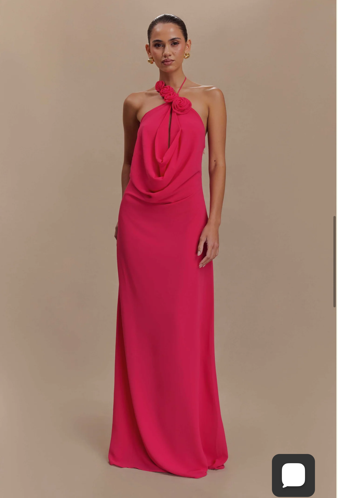 Meshki Rosalia Dress Raspberry