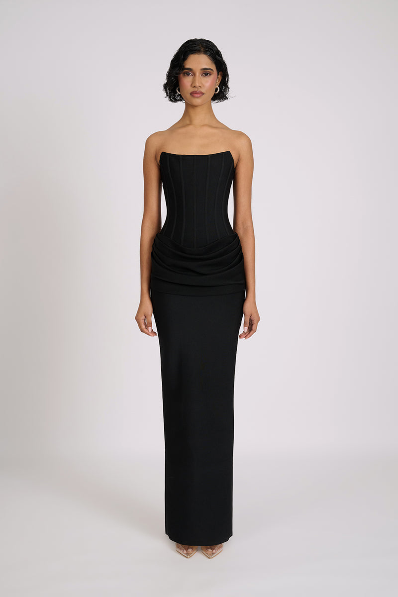Eliyah the Label Hilda Gown Black