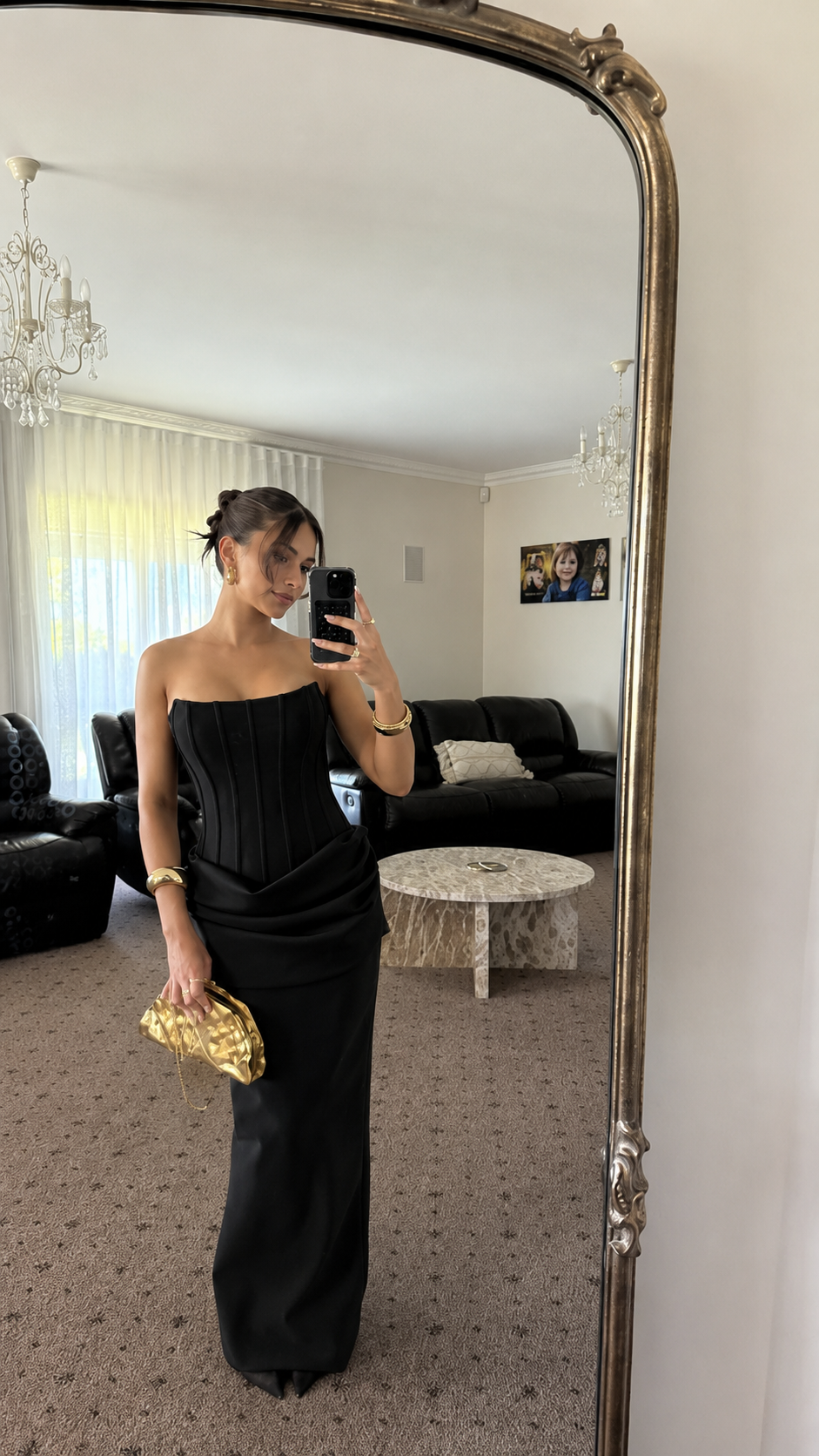 Eliyah the Label Hilda Gown Black