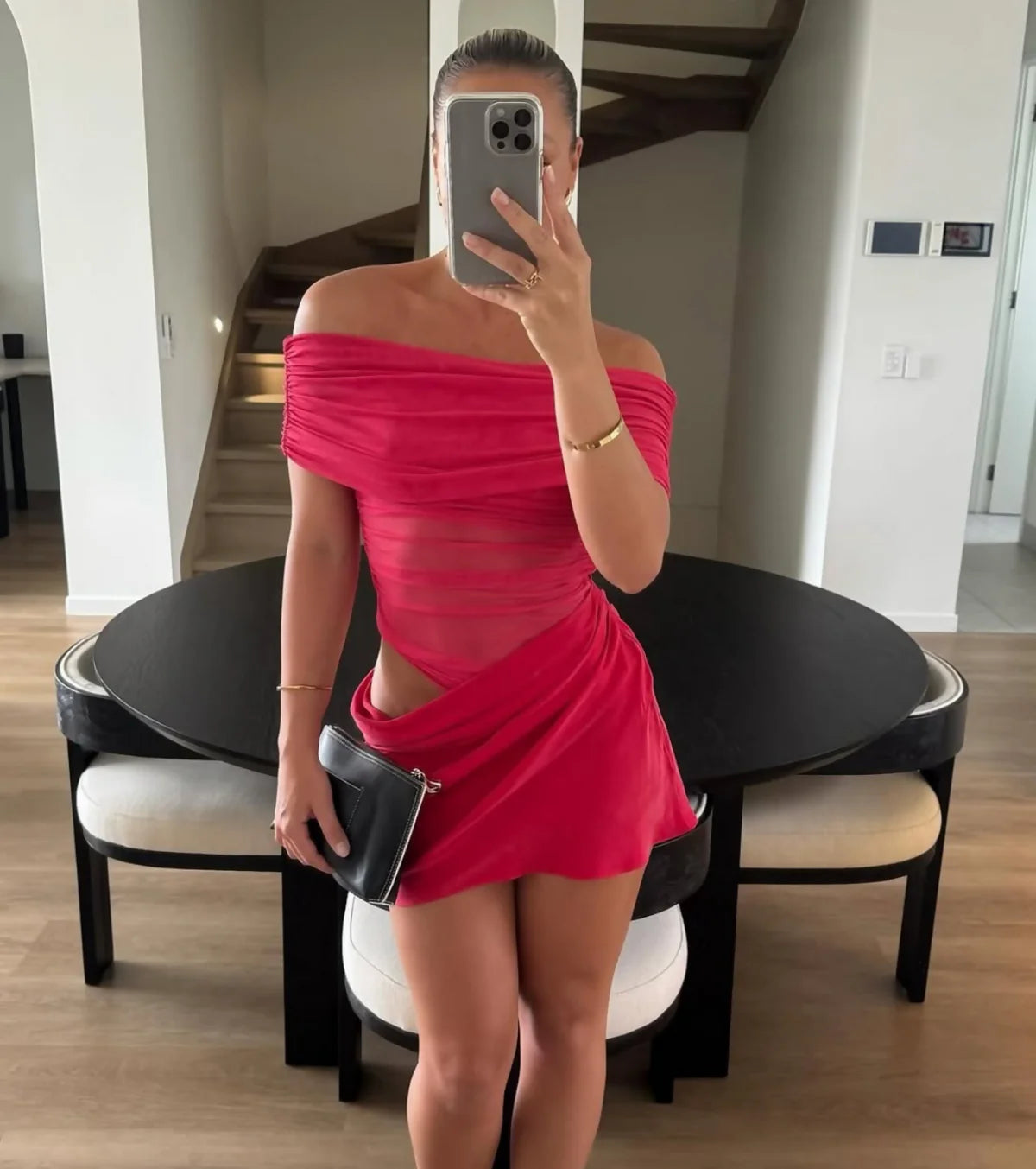 Benni Nico Mini Dress Watermelon